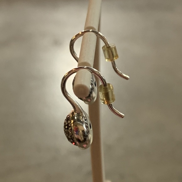 RETIRED Dazzling Droplets Pave Earrings - Picture 4 of 4